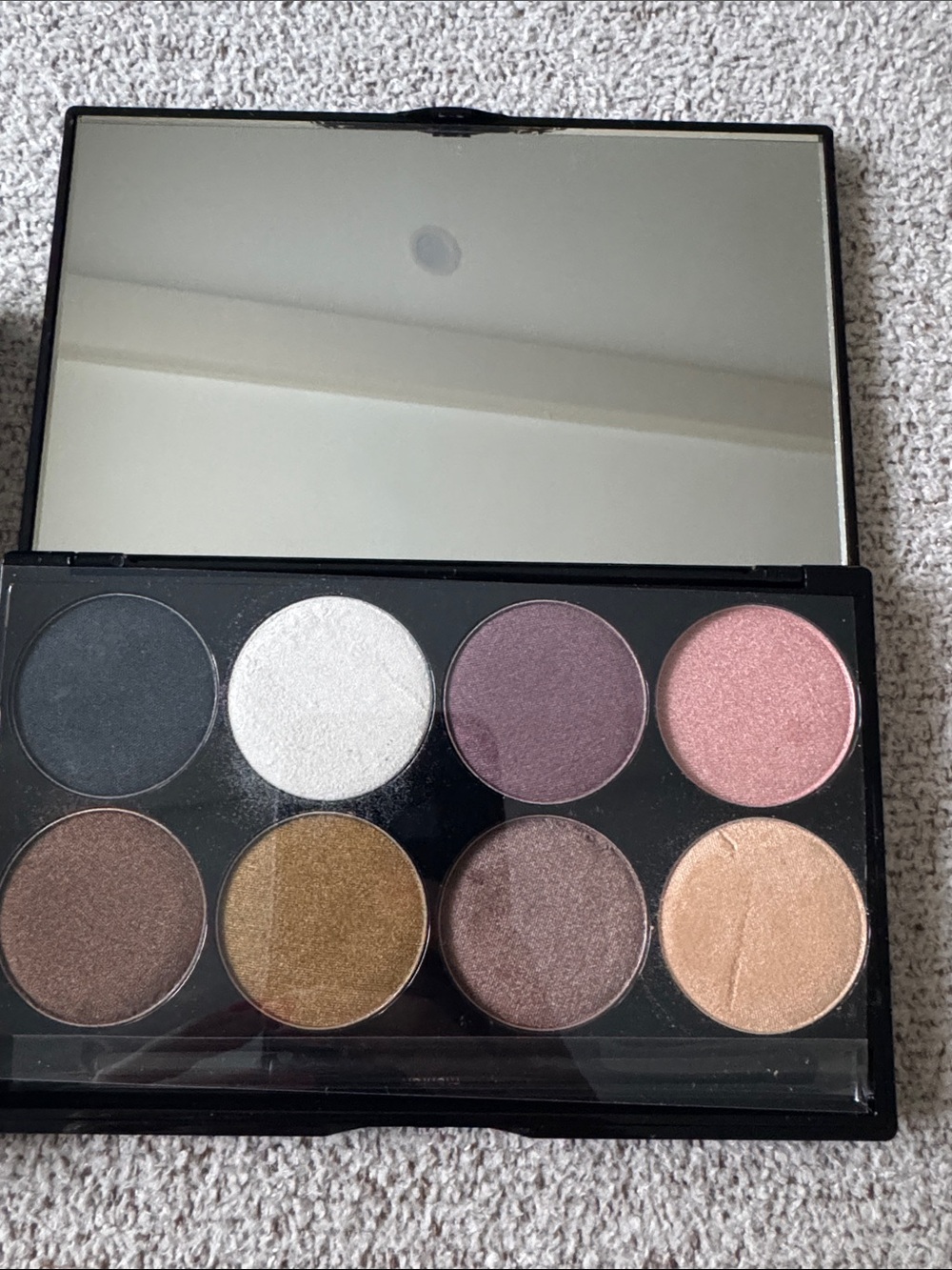 Mehron Shimmer Eye Powder Palette - Shimmery Neutral & Pink Tones - Picture 2 of 4